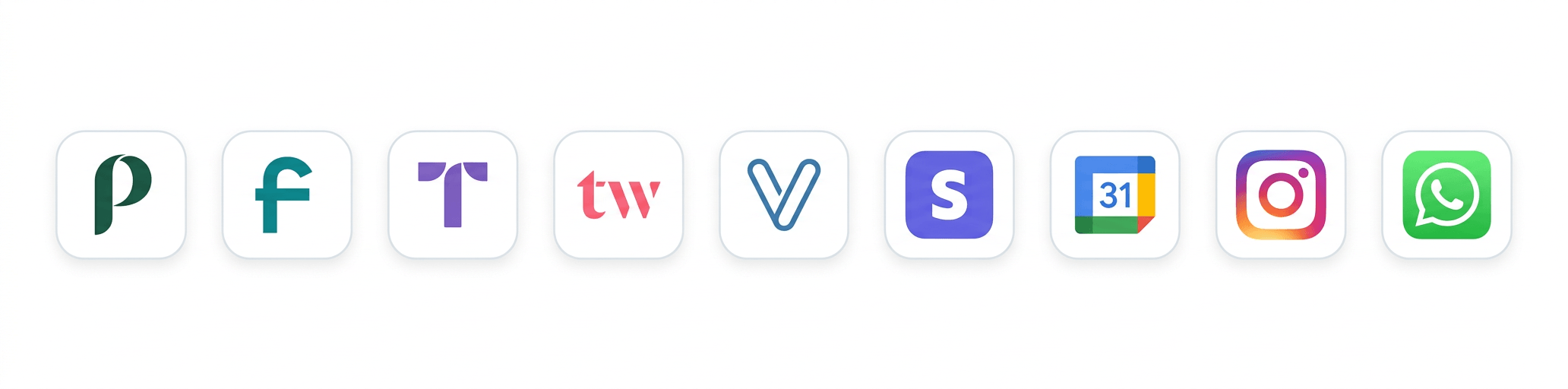 Phorest, Fresha, Timely, Treatwell, Vagaro, Stripe, HubSpot, Google Calendar and WhatsApp integrations for Irish salons