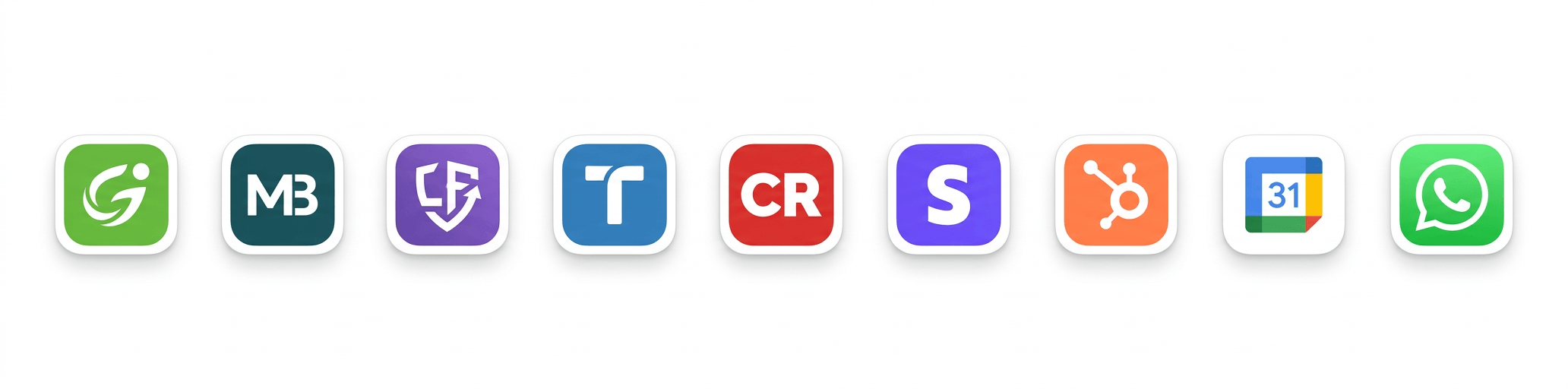 Glofox, Mindbody, LegitFit, TeamUp, ClubRight, Stripe, HubSpot, Google Calendar and WhatsApp integrations for Irish gyms